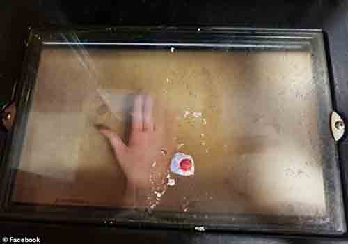 This Is How To Clean Your Oven dishwasher tab hack after